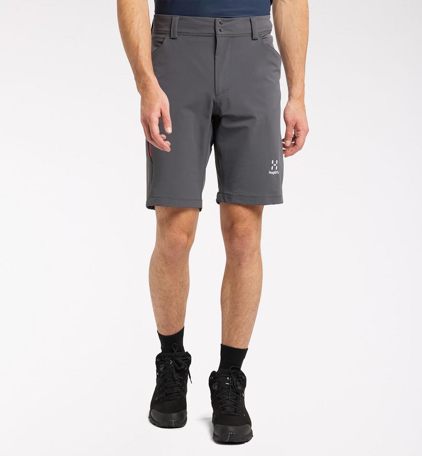 Haglöfs Morän Shorts Black/Red For Mens GNSXW9320 Australia